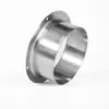 Acero Inoxidable 304 Junta de Brida Sistema de Aire Fresco Campana Extractora Conducto Base Cuadrada Inclinada Recta Redonda Brida