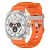 Correa de Silicona de Diámetro Amplio Adecuada para Relojes Samsung Ultra/Ultra2025 de 47 mm Correa de Reloj Deportiva de Silicona