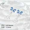 Laço de Alta Qualidade Laço Escuro de Nicho Pulseira Colar com Franja de Cristal Acessórios de Contas Feitos à Mão DIY
