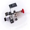Suporte de fio de piso com disco tensionador em formato de pássaro, grampo 10x20, máquina inter-cor, roldana guia de fio de cerâmica, máquina têxtil, grampo de fio pagoda
