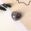 Corazón de Cristal Natural Mini de 15 mm Forma de Corazón Tallado 3D Piedra Cruda Accesorios para Joyería DIY Adornos Fábrica Venta al por Mayor