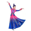 Nuevos Trajes de Performance Mongoles para Mujer, Trajes de Danza Mongoles, Túnicas Mongolas, Vestidos Étnicos de Minoría para Adultos