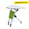 Mesa de Entrenamiento Plegable Hexagonal, Juego de Mesa y Sillas para Sala de Conferencias, Mesa de Lectura Móvil y Conectable, Mesa y Sillas Inteligentes para Aula