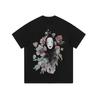 Camiseta de manga curta estilo Diablo estilo Diablo de tamanho grande para homens e mulheres Casal de homens e mulheres Camiseta de manga meia da moda nacional para o verão
