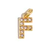 [Procesamiento Personalizado] Colgante de Acero Inoxidable con Incrustaciones de Diamantes de 26 Letras Estilo Europeo y Americano Transfronterizo para Collar y Pendientes DIY Accesorios Hechos a Mano