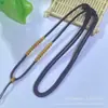 Corda Redonda Pequena Trançada à Mão com Fio Dourado Pingente de Joia Dourada e Prateada para Melhorar a Fortuna Cordão de Colar Ajustável Atacado Fabricante