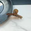 Presilha de Garra de Acetato Estilo Coreano com Acabamento de Luxo, Presilha de Cabelo de Tamanho Médio, Presilha Simples Ins Tubarão, Presilha Doce Maillard para Mulheres