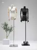 Modelo original de hombro plano accesorio femenino hombro en ángulo recto pecho pequeño ropa de mujer clavícula maniquí soporte de exhibición de tienda de ropa cuerpo entero