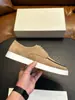 Sapatos Casuais de Lona com Tiras Cruzadas de Couro Genuíno Suede STN Design Simples de Bico Estreito Solado Grosso Para o Dia a Dia Masculino