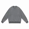 Moletom Outono Inverno 300g Roupa Externa Camada Base Peso Pesado Ombro Caído Solto Pulôver Gola Redonda Moletom Unissex Homens Mulheres Manga Longa