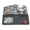 Skull JACK noite de Natal choque porta-moedas JACK carteira curta com zíper carteira carteira porta-cartões carteira