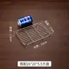 Rejilla de Acero Inoxidable 304, Malla de Acero de Grado Alimenticio, Malla Rectangular para Barbacoa, Rejilla para Hornear y Enfriar con Patas en Forma de V, Malla para Separar Aceite, Malla de Drenaje
