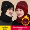 Chapéu Masculino Inverno Meia-idade e Idosos Quente Pai Vovô forrado de lã Espessado Proteção de Orelha À Prova de Frio Lã Malha Base de Relógio