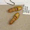 Zapatos Mary Jane Retro First Encounter Season para Mujer Verano 2026 Nuevo Estilo Calados Transpirables Puntera Cuadrada Suela Suave Zapatos de Ballet