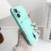 Funda Sencilla de Color Sólido para Teléfono Móvil para iPhone16promax Estuche para Tarjetas Resistente a Caídas Apple 14 Tarjeta 13 Estuche de Comercio Exterior 11