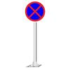 Postes para Señales de Tráfico, Instalaciones de Seguridad, Señales Galvanizadas, Poste Único de Tubo de Acero Señales Reflectantes de Acero para Carreteras