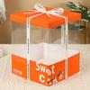 Caja de embalaje transparente para pastel de cumpleaños caja personalizada 4681012 pulgadas capa sencilla doble altura fabricantes ins net red granada