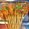 Fabricante Qunlan Suministra Varios Tamaños de Brochetas de Bambú para Barbacoa, Brochetas Decorativas para Cócteles, Tenedores de Fruta