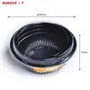 Sanze Caliente 350/500/550/700/1000ml Tazón para Llevar de Plástico para Arroz y Sopa, Apto para Microondas
