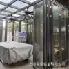 Puertas Plegables de Alta Resistencia Shanghai 68# para Cocinas, Puertas y Ventanas de Aleación de Aluminio, Puertas Divisorias de Oficina, Instalación en Villas, Plegables.