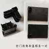 Accesorios para puerta de pantalla plegable sin riel, piezas de plástico para ventana de pantalla corrediza invisible de estilo antiguo, manija metálica para puerta de pantalla, color bronce antiguo
