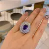 Nuevo estilo europeo y americano retro 2023 imitación Zibao incrustado de diamantes moda colgante pendientes de botón anillo traje de joyería mujeres