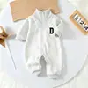 Mameluco para Bebé Recién Nacido Súper Lindo Ropa de Primavera para Bebé Estilo Coreano Estilo Otoño Sudadera con Cremallera para Bebé y Niño Pequeño Ropa para Salir y Gatear