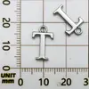Aleación de Zinc 26 Letras Mayúsculas del Alfabeto Inglés A-Z Colgante Pequeño Pulsera DIY Collar Llavero Accesorios de Joyería Colgante