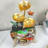 Transmissão ao Vivo Ornamentos de Água Circulante Fábrica Fonte de Mesa Água Corrente Aquário Arte em Ferro Decorações de Casa Internas