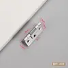 Bisagra de Resorte Pantalla Puerta de Pantalla Mariposa Bisagra Única Cierre de Puerta de Acero Inoxidable Retorno Automático Invisible Bisagra de Ventana Abatible