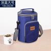Bolsa de almoço atacado bolsa térmica portátil folha de alumínio espessa redonda bolsa Bento lancheira bolsa de mão aparência elegante isolamento térmico Arroz
