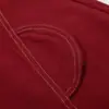 Pendente Decorativo Incrustado Jeans com Bainha Curva para Homens, Moda de Rua Solta Design Desconstruído Calças Versáteis de Perna Larga Comprimento Total