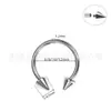 Anillos de Herradura con Rosca Interna en Forma de C Transfronterizos Europeos y Americanos, Piercings para Labio, Oreja, Cartílago, Joyería para Piercings de Uso Múltiple al por Mayor