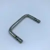 Manija de acero inoxidable LS503-100, manija de acero inoxidable en forma de U, manija para puerta de gabinete