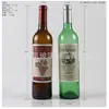 Garrafa de vinho vazia de vidro verde escuro 750ml para atacado, selada, garrafa de armazenamento de vinho estrangeiro, garrafa de vinho caseiro, garrafa de vinho tinto