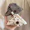 Pinza para el Cabello Triángulo con Botón de Tela Estilo Coreano para Mujer, Pasador para la Parte Posterior de la Cabeza, Nuevo Pinza de Tiburón de Moda para el Cabello