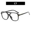 Gafas de sol retro de doble haz cuadradas en forma de T 2023, nuevas gafas de sol de moda de verano, gafas de aviador delgadas de cara grande