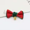 Decoraciones Árbol de Navidad Lazo Empaque de Regalo Cinta Roja y Verde Campana Coche de Regalo Decoración Colgante Suministros para Muebles