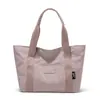 Bolsa Tote de Nylon Grande Capacidade Repelente à Água Transfronteiriça para Saídas de Treino, Deslocamento Diário de Mulheres, Bolsa de Tecido Versátil Artística de Ombro Único