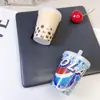 Bebida Divertida, Linda y Graciosa de Té de Leche, Flequillo de Botella de Cola, Pasadores Creativos para Niños, Accesorios para el Cabello de Pato al por Mayor