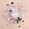 Manicura esmerilada joyería de mariposa retro lazo tridimensional resina hecha a mano diamante accesorios de hadas versátiles venta al por mayor