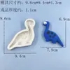 Molde de Silicona de Dinosaurio de Dibujos Animados para Arcilla DIY Hecho a Mano Molde para Decoración de Pasteles de Fondant Silicona de Grado Alimenticio Resistente a Altas Temperaturas