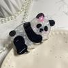 Novo clipe de ácido acético para cabelo de panda, acessório fofo para cabelo de menina, grampo de cabelo de desenho animado personalizado, simples e versátil