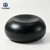 Taburete de Piedra Negro Brillante Oficina de Ventas Muebles Blandos Celebridad de Internet Forma Irregular Taburete de Piedra Casual Adorno de Arte para Interiores En Stock