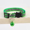 Suministros para Mascotas Transfronterizos Collar para Gato Dibujo Animado Cabeza de Gato Campana Colorida Accesorios para Mascotas Collar Reflectante para Perro