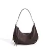 2026 Nova Moda Nicho Bolsa Transversal Clássica Casual Luxo Bolsa Meia-Lua Grande Capacidade Para o Trabalho Simples Bolsa de Ombro