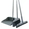 Pá de Lixo Doméstica Duas Peças Pá Espessada Mop Vassoura Estilo Mop Doméstico Conjunto de Banheiro Essencial para Varrer Banheiro