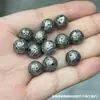 Cuentas de barril finamente elaboradas en cobre puro con incrustaciones, cuentas espaciadoras, motivos de león y danza del león, pulseras, collares y colgantes hechos a mano para DIY