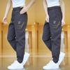 Jeans Retro Americanos para Hombre 2025 Nuevos Pantalones Deportivos de Primavera Ropa de Trabajo Pierna Ancha con Cordón Pantalones Largos Casuales