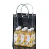 Bolsas de Mano Transparentes de PVC en Stock, Venta al por Mayor Directa del Fabricante, Bolsas de Regalo de PVC en Stock, Bolsas Transparentes de Plástico de Nuevo Estilo para Souvenirs